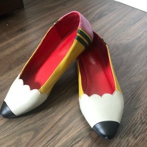 Pencil me in leather flats ModCloth